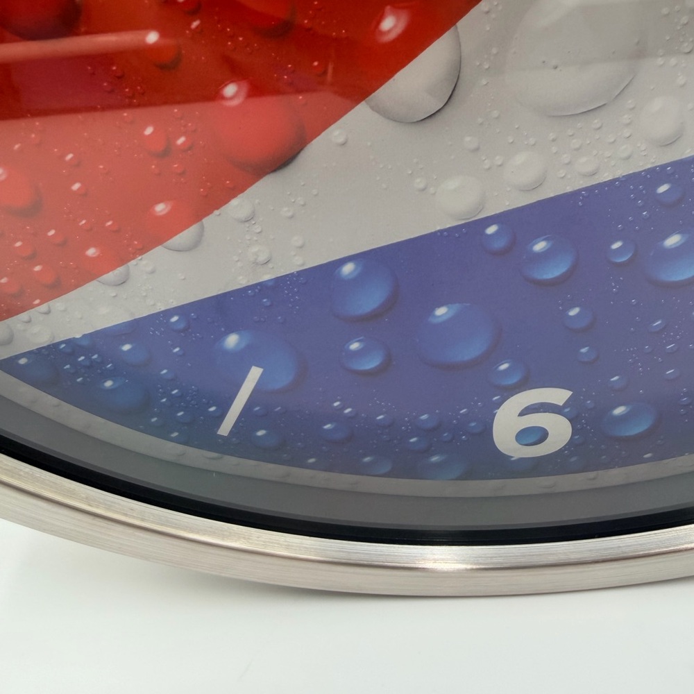Pepsi Red, White & Blue Logo Wall 14” Clock - Picture 8 of 15